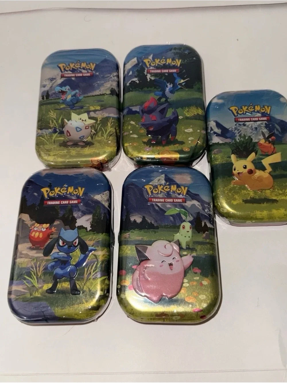 Pokemon TCG Ascended Heroes Mini Tins Full Set of 5 Sealed